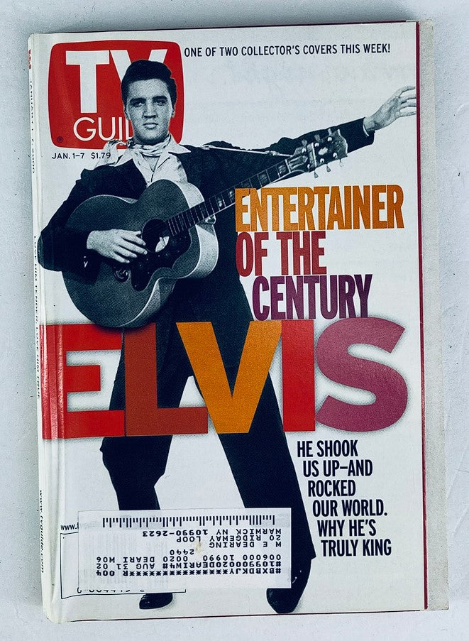 TV Guide Magazine January 1 2000 Elvis Presley Cover NY Metro Ed.