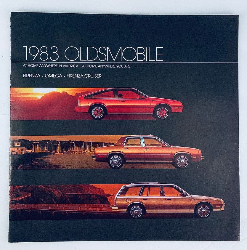 1983 Oldsmobile Firenza, Omega Dealer Showroom Sales Brochure Guide Catalog