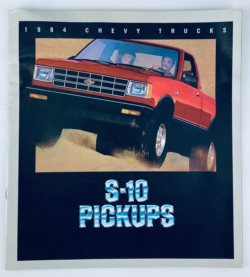 1984 Chevrolet S-10 Pickup Trucks Dealer Showroom Sales Brochure Guide Catalog