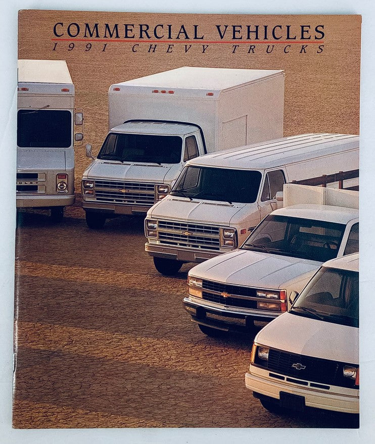 1991 Chevrolet Commercial Trucks Dealer Showroom Sales Brochure Guide Catalog