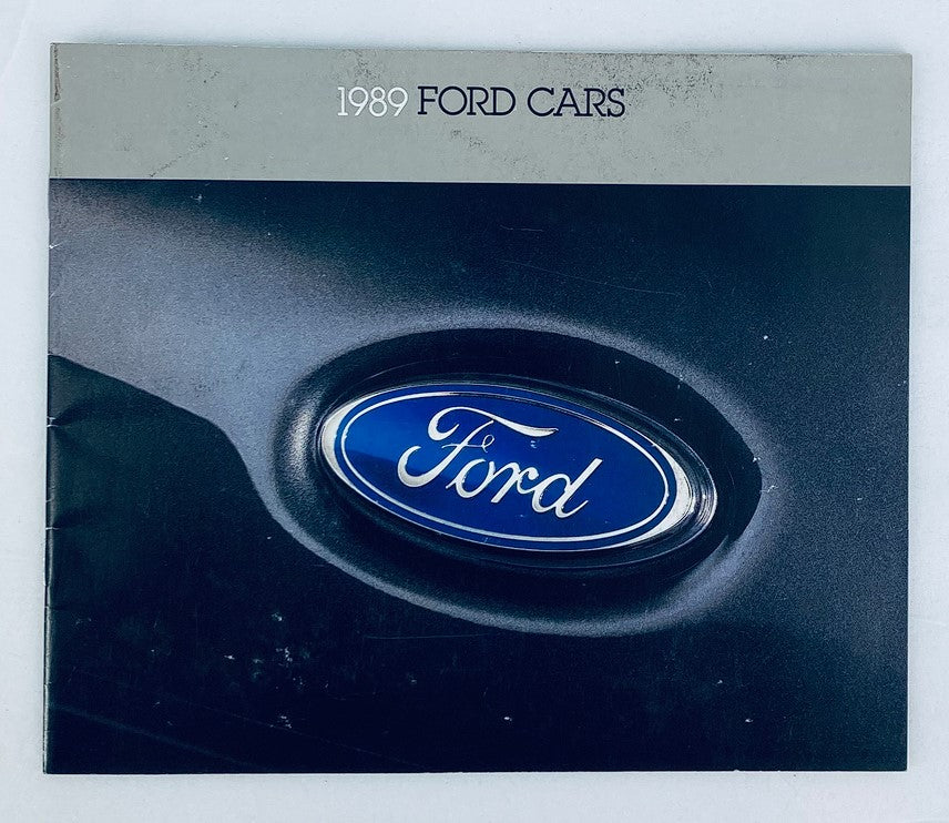 1989 Ford Cars Lineup Dealer Showroom Sales Brochure Guide Catalog