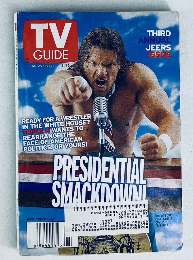 TV Guide Magazine January 29 2000 Wrestler Triple H Cover NY Metro Ed.