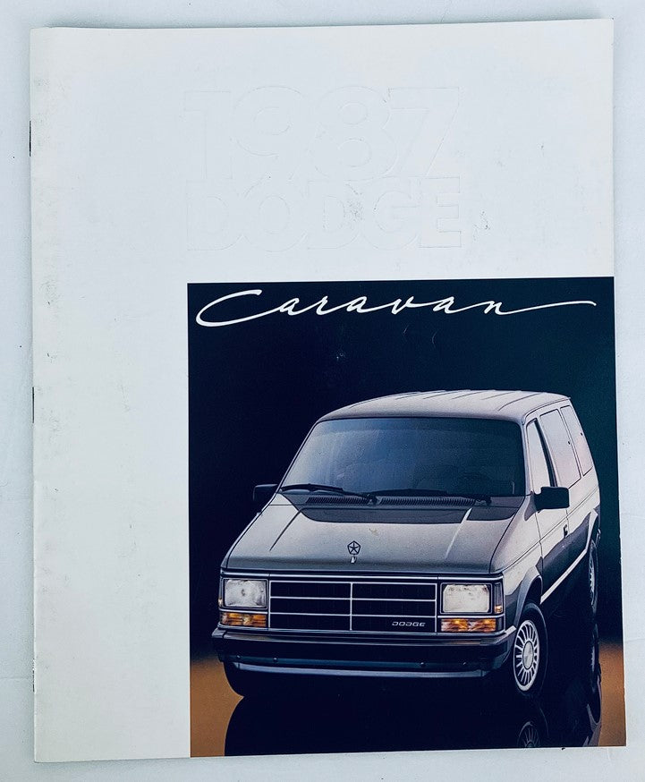 1987 Dodge Caravan Dealer Showroom Sales Brochure Guide Catalog