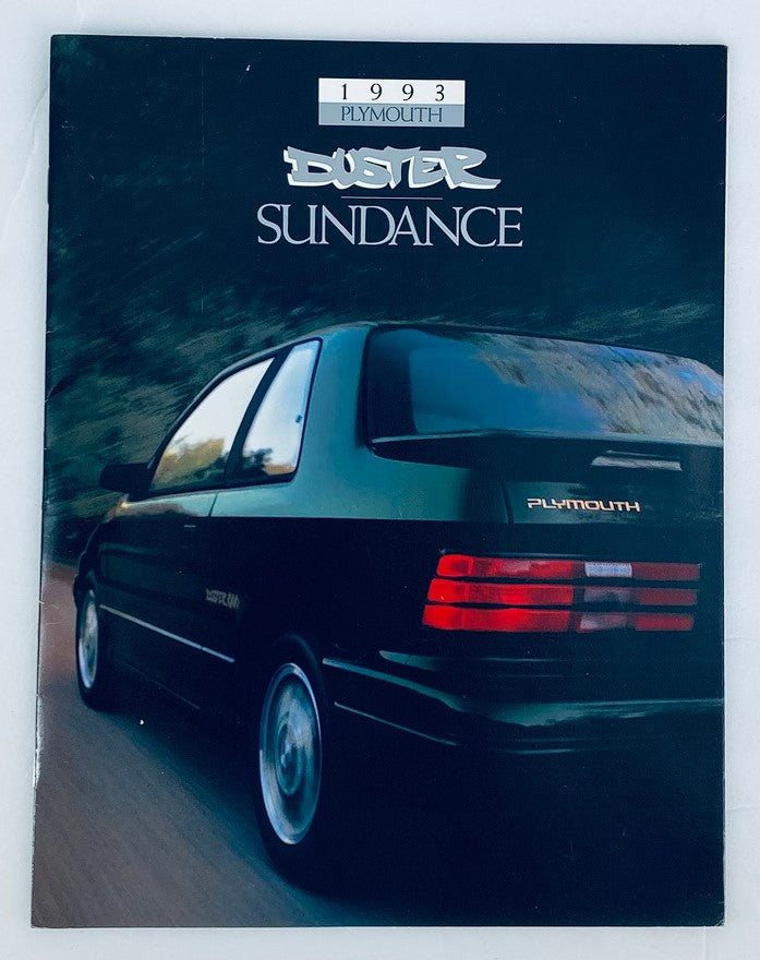 1993 Plymouth Duster Sundance Dealer Showroom Sales Brochure Guide Catalog