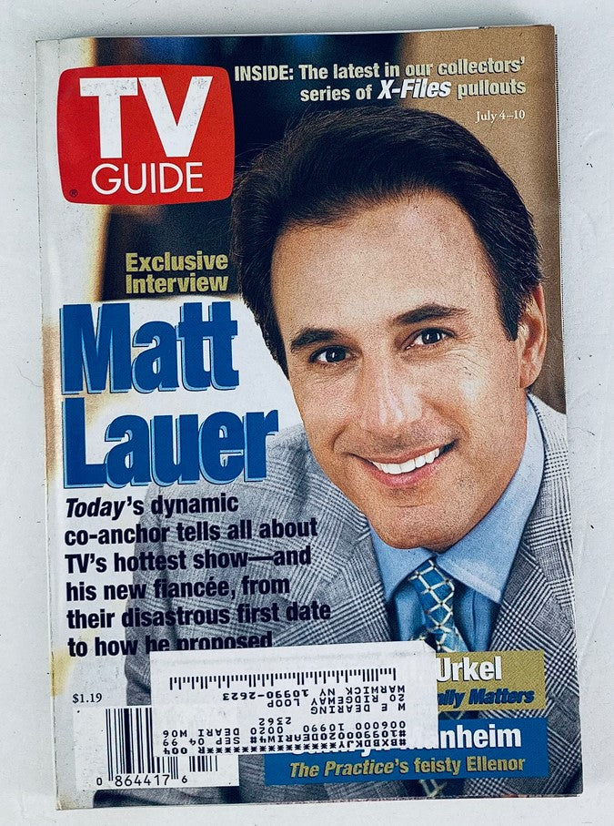 TV Guide Magazine June 4 1998 Matt Lauer Today's Co-Anchor NY Metro Ed.