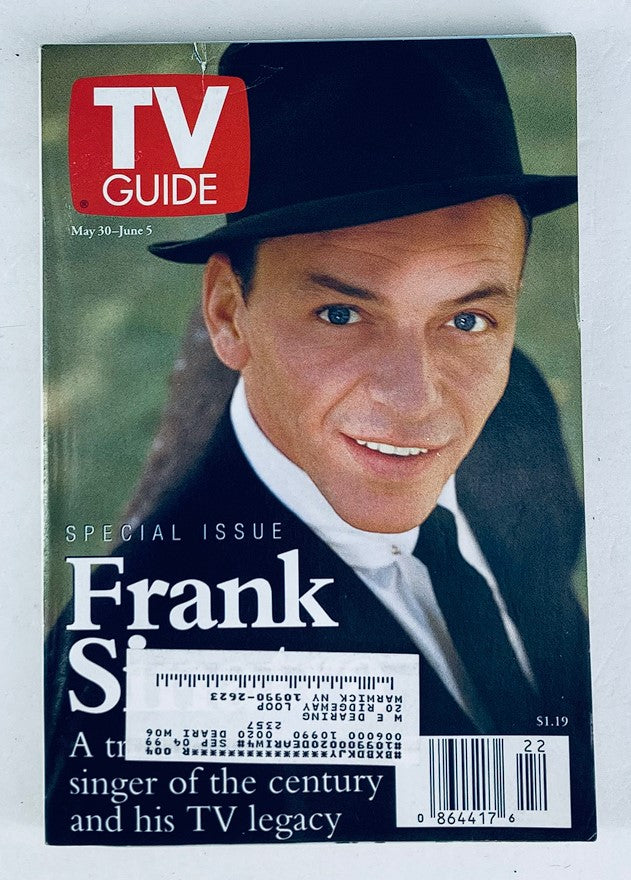 TV Guide Magazine May 30 1998 Frank Sinatra TV Legacy NY Metro Ed.