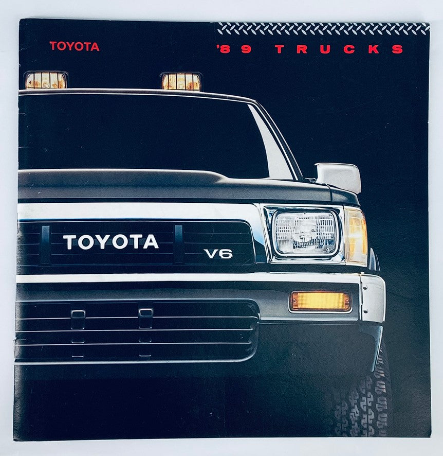 1989 Toyota Trucks V6 Dealer Showroom Sales Brochure Guide Catalog