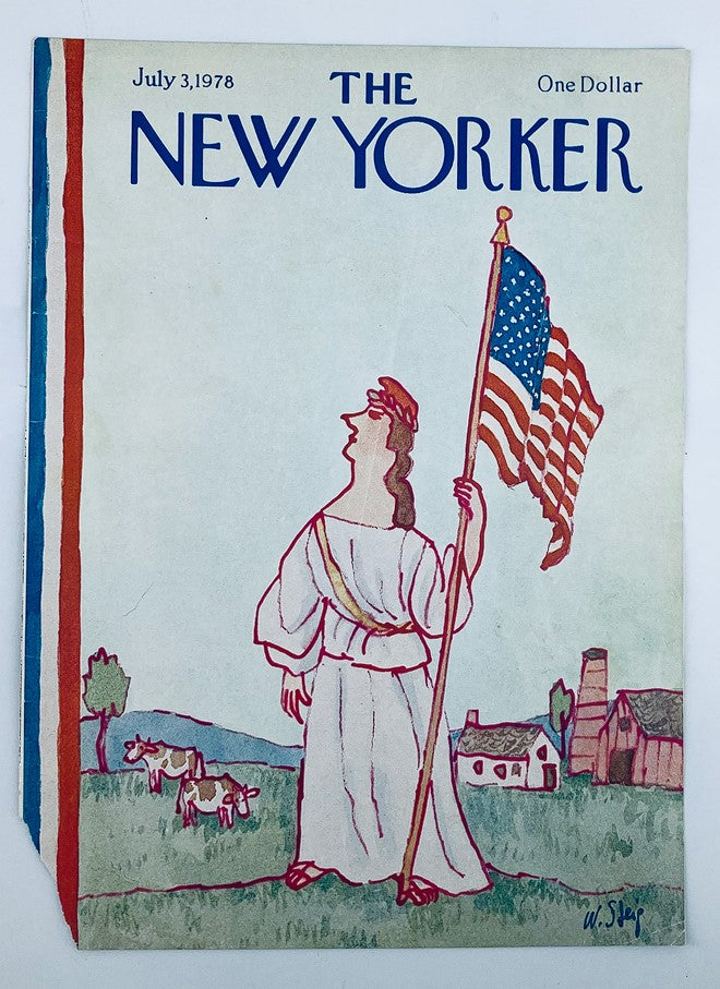 COVER ONLY The New Yorker July 3 1978 Independence Day by William Steig No Label