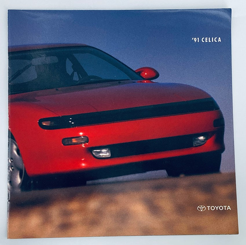 1991 Toyota Celica Dealer Showroom Sales Brochure Guide Catalog