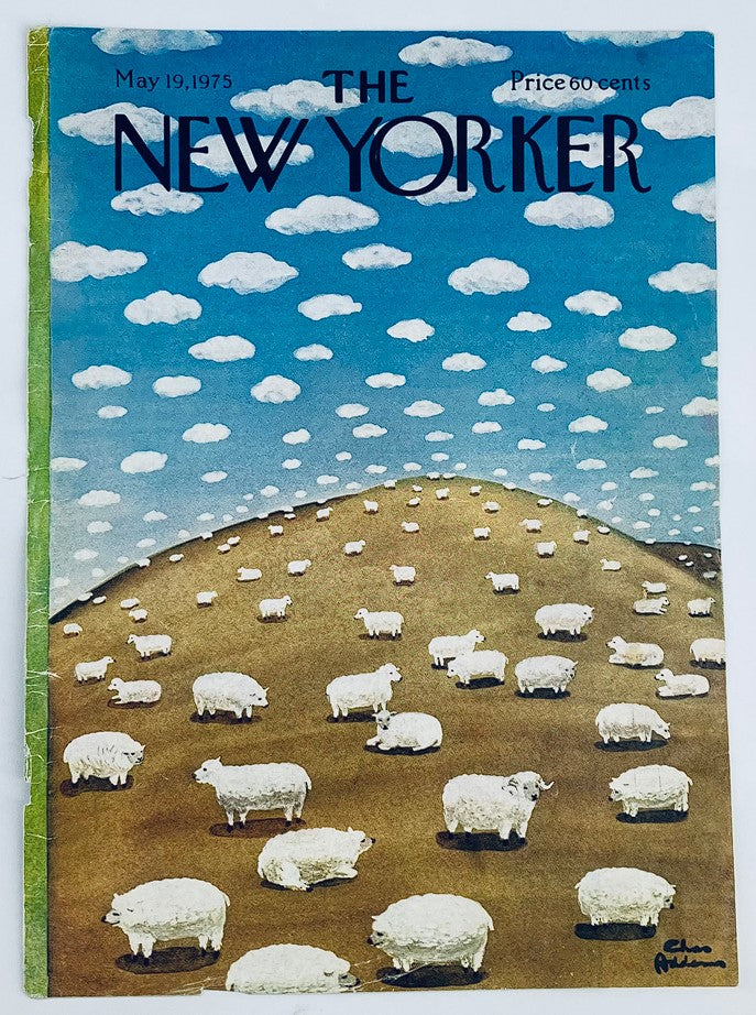 COVER ONLY The New Yorker May 19 1975 Lamb of Clouds by Chas Addams No Label