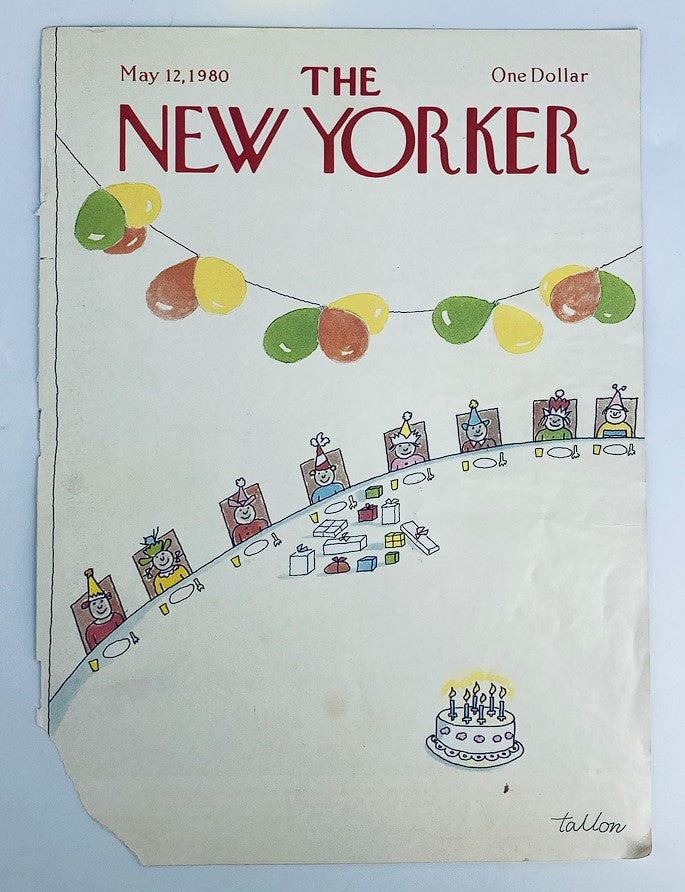 COVER ONLY The New Yorker May 12 1980 A Children's Party by Robert Tallon