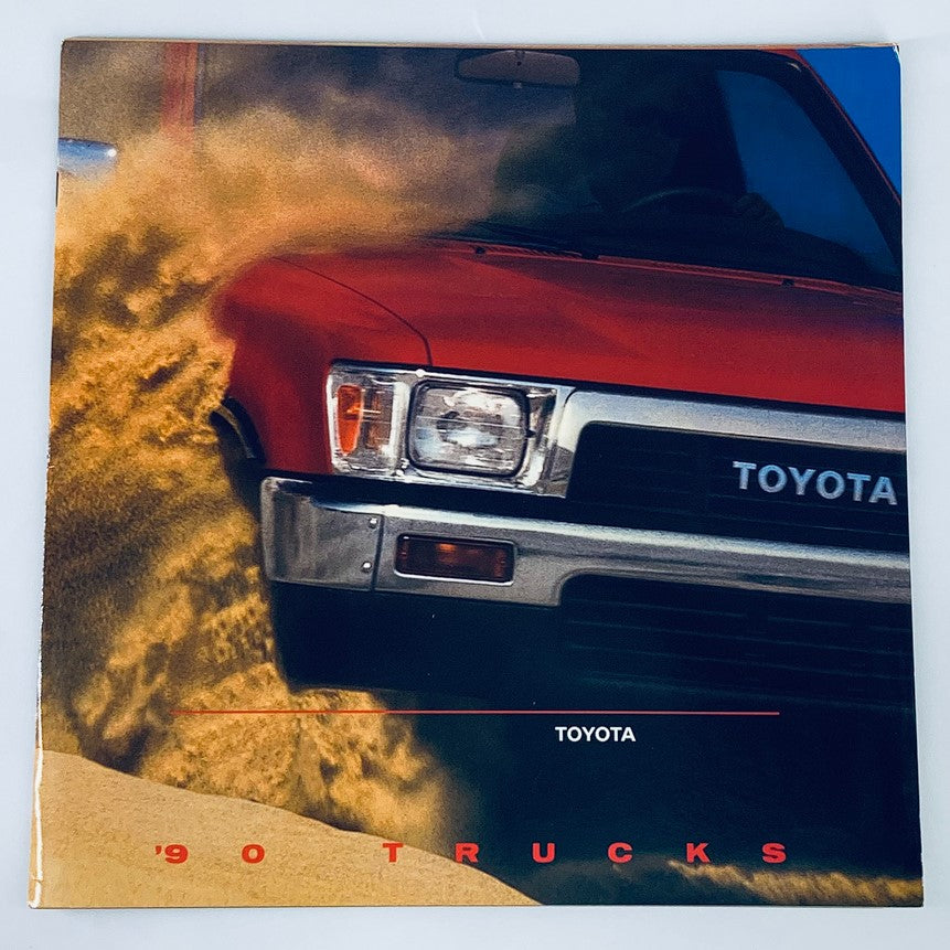 1990 Toyota Trucks Dealer Showroom Sales Brochure Guide Catalog