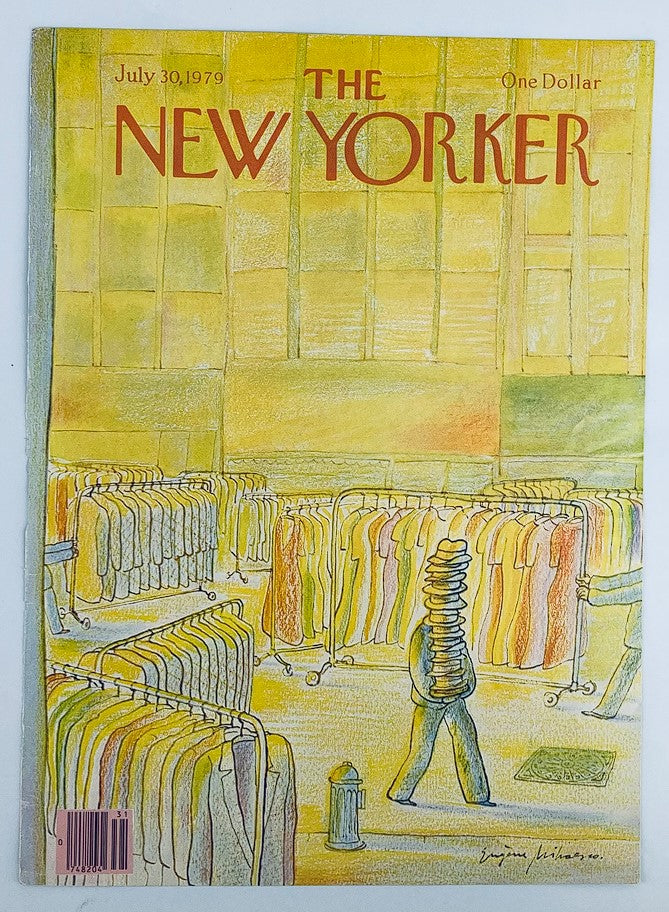 COVER ONLY The New Yorker July 30 1979 Handfull of Hats by Eugene Mihaesco