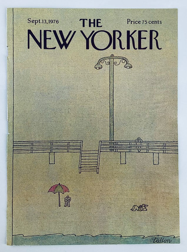 COVER ONLY The New Yorker September 13 1976 Off Shore by Robert Tallon No Label