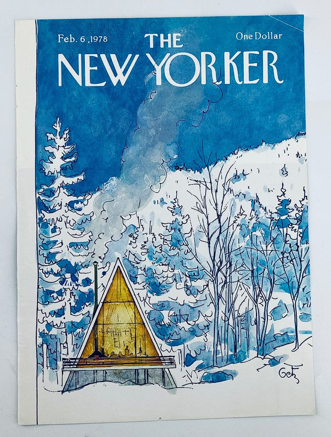 COVER ONLY The New Yorker February 6 1978 Keep Warm by Arthur Getz No Label