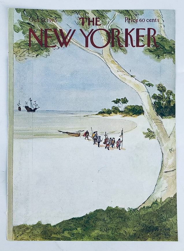 COVER ONLY The New Yorker October 13 1975 The Invasion by James Stevenson