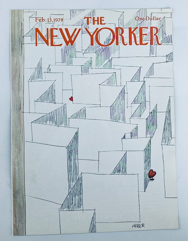 COVER ONLY The New Yorker February 13 1978 Come Find Love by Chris Weber