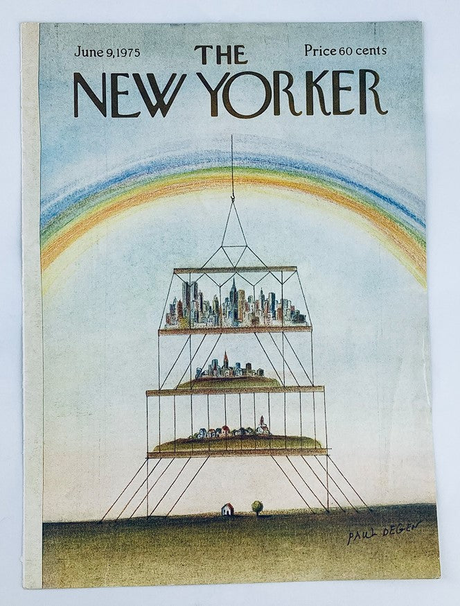 COVER ONLY The New Yorker June 9 1975 The Dependencies by Paul Degen No Label