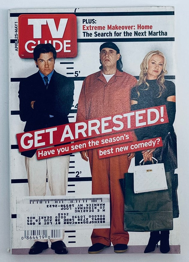 TV Guide Magazine April 25 2004 Jason Bateman, Portia de Rossi NY Metro Ed.