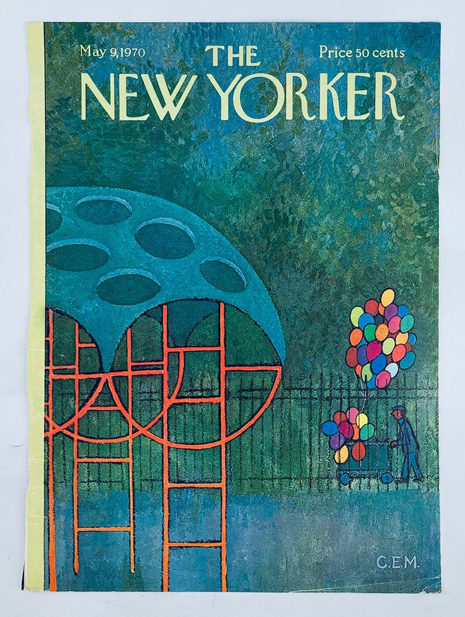 COVER ONLY The New Yorker May 9 1970 Balloons by Charles E. Martin No Label