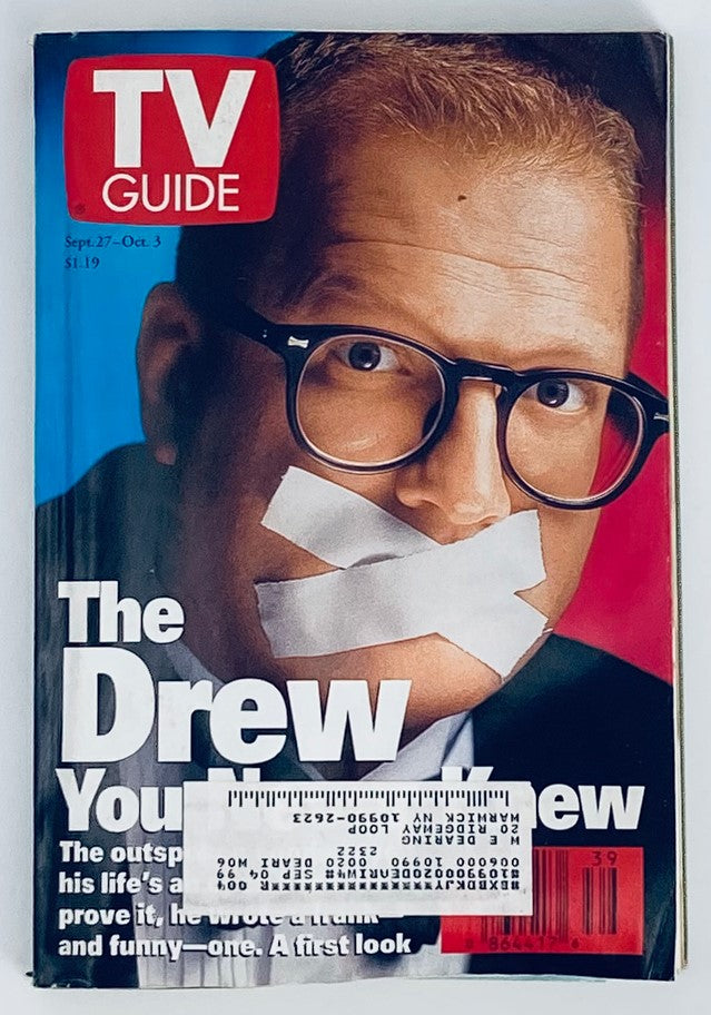 TV Guide Magazine September 27 1997 The Drew Carey You Never Knew New York Ed.