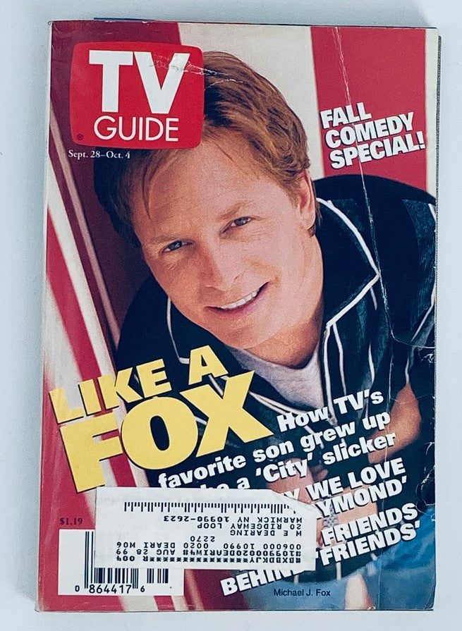 TV Guide Magazine September 28 1996 Like a Micahel J. Fox New York Ed.