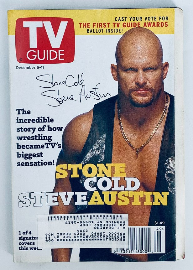 TV Guide Magazine December 5 1998 Stone Cold Steve Austin New York Ed.