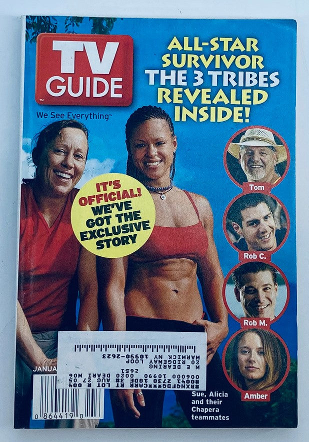 TV Guide Magazine January 17 2004 Amber Brkich, Tom Buchanan NY Metro Ed.