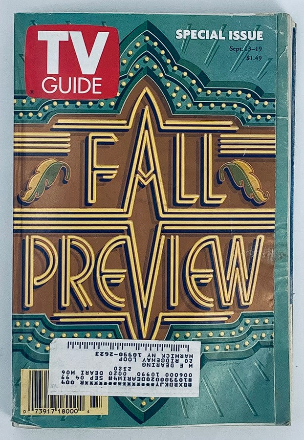 TV Guide Magazine September 13 1997 Fall Preview Special Issue New York Ed.