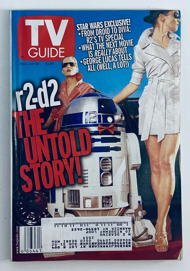 TV Guide Magazine November 24 2001 R2-D2 The Untold Story NY Metro Ed.