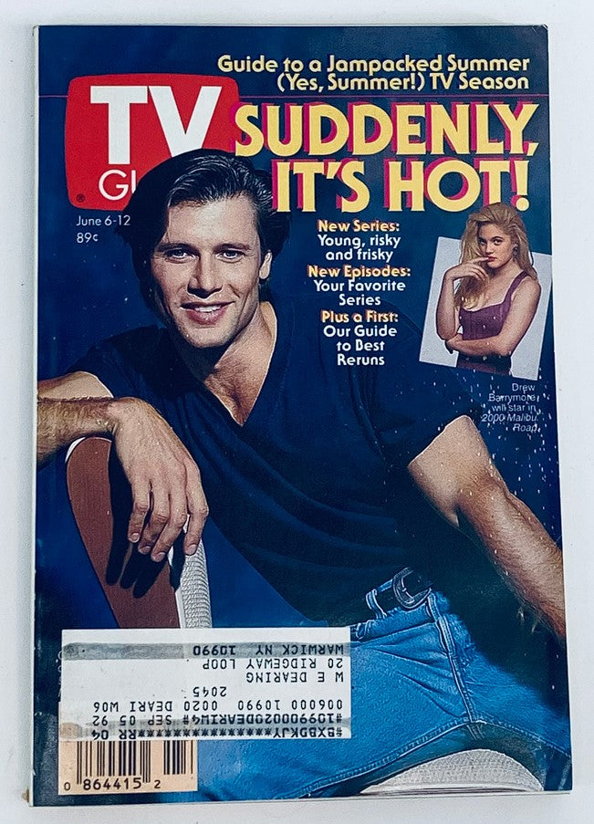 TV Guide Magazine June 6 1992 Drew Barrymore and Grant Show NY Metro Ed.