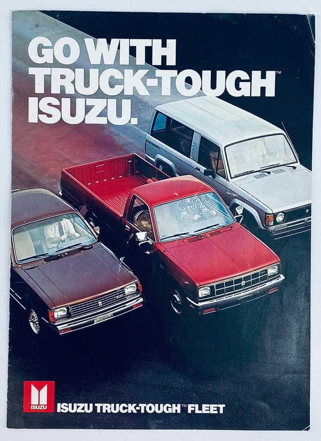 1984 Isuzu Truck Fleet Lineup Dealer Showroom Sales Brochure Guide Catalog