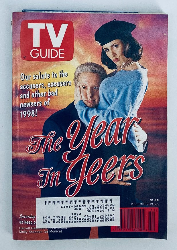 TV Guide Magazine December 19 1998 Darrell Hammond, Molly Shannon New York Ed.