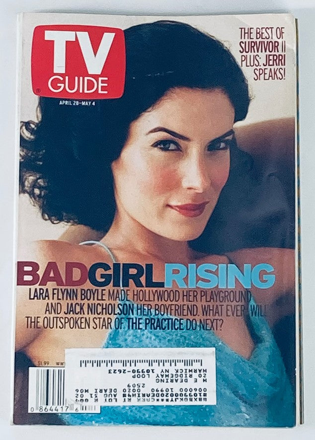 TV Guide Magazine April 28 2001 Lara Flynn Boyle New York Edition