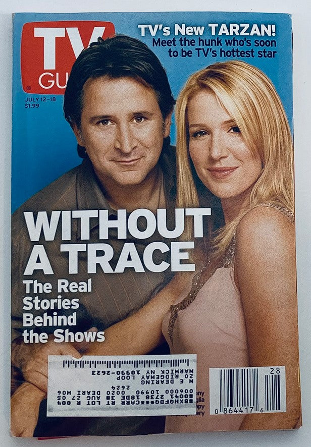 TV Guide Magazine July 12 2003 Anthony LaPaglia & Poppy Montgomery NY Metro Ed.