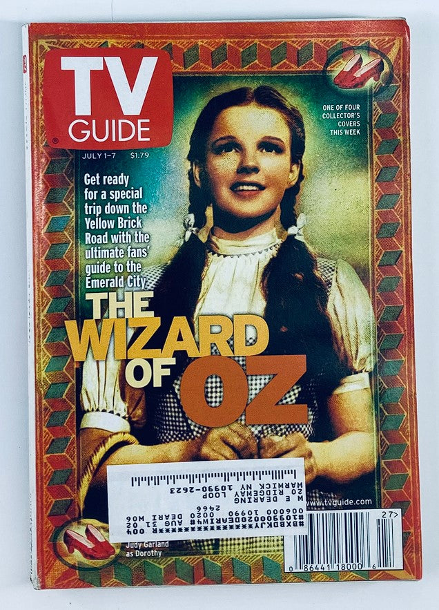 TV Guide Magazine July 1 2000 Judy Garland in Wizard of Oz NY Metro Ed.