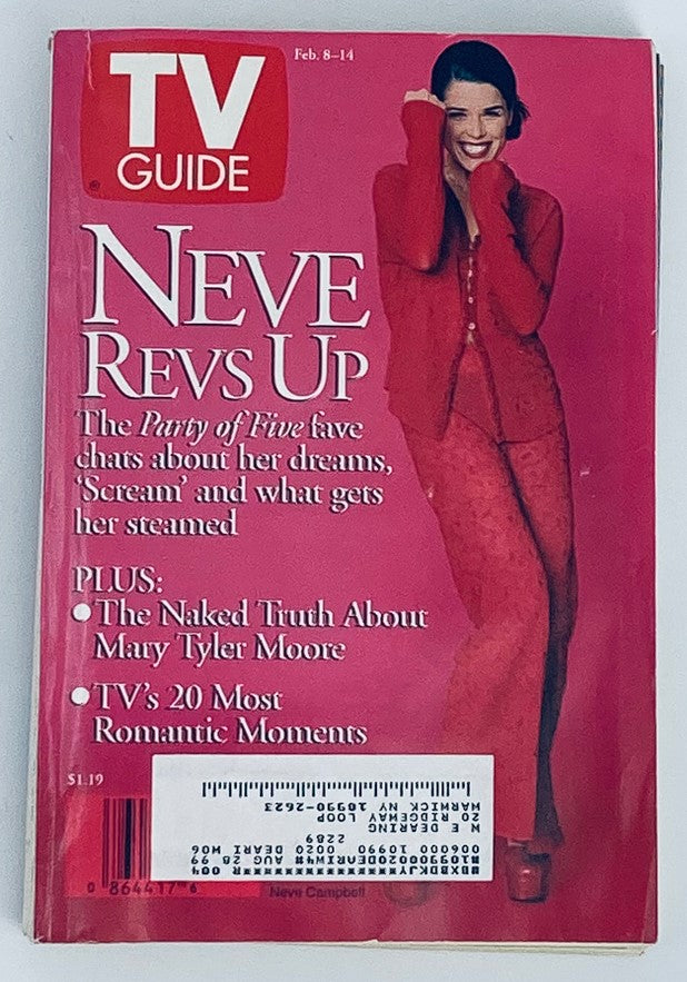 TV Guide Magazine February 8 1997 Neve Campbell Revs Up New York Edition