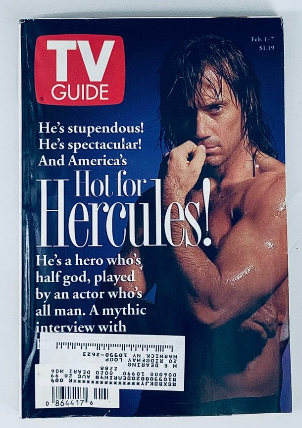 TV Guide Magazine February 1 1997 Actor Kevin Sorbo New York Edition