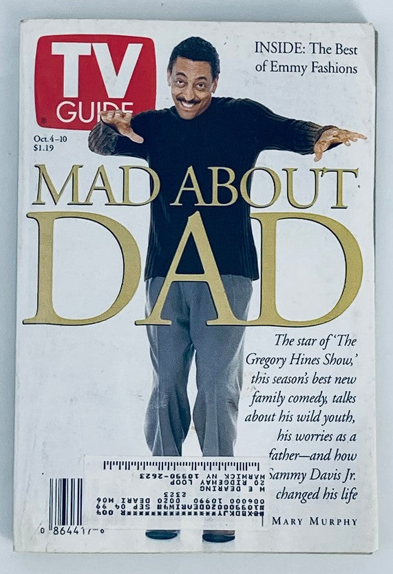 TV Guide Magazine October 4 1997 Gregory Hines Mad About Dad New York Ed.