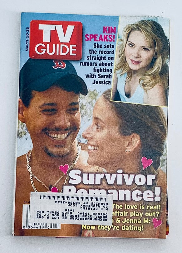 TV Guide Magazine March 20 2004 Amber Brkich & Rob Mariano NY Metro Ed.