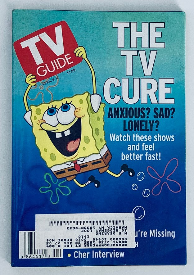 TV Guide Magazine April 5 2003 SpongeBob SquarePants New York Ed.