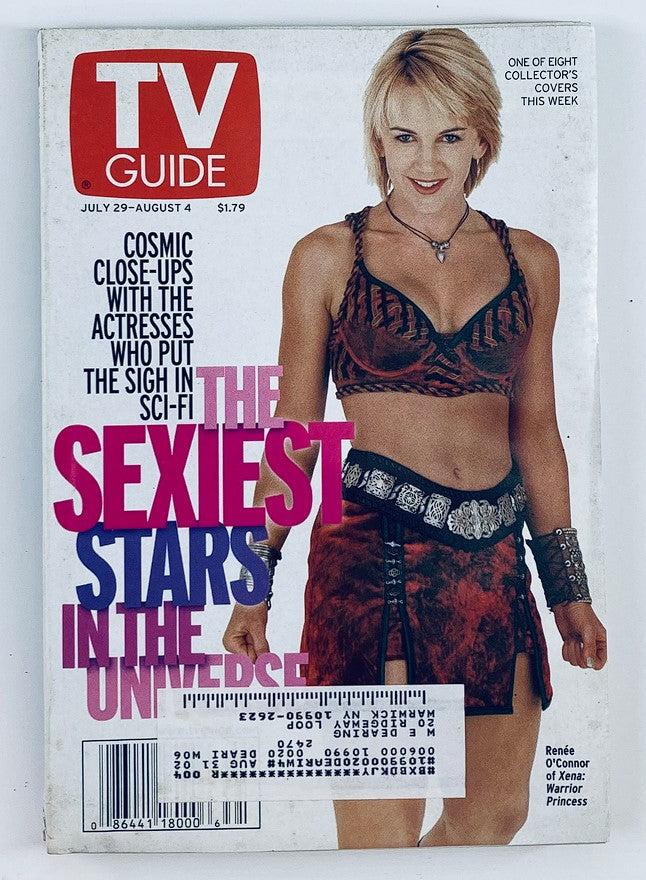 TV Guide Magazine July 29 2000 Renee O'Connor Sexiest Stars NY Metro Ed.