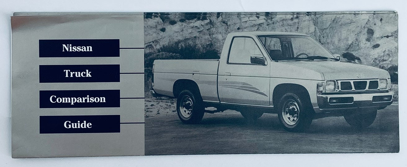 90s Nissan Truck Dealer Showroom Sales Brochure Guide Catalog