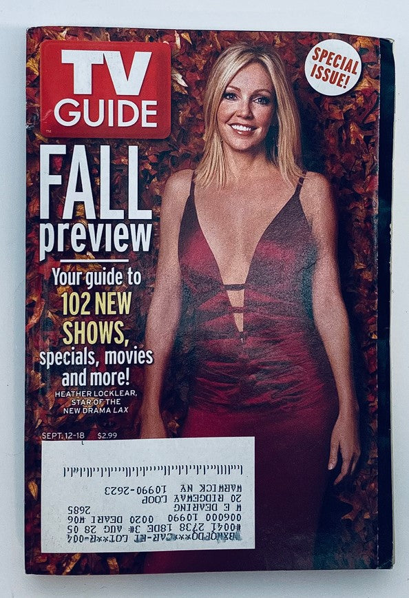 TV Guide Magazine September 12 2004 Heather Locklear NY Metro Ed.