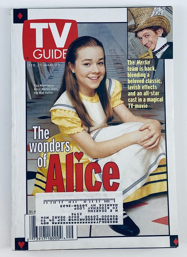 TV Guide Magazine February 27 1999 Tina Majorino, Martin Short NY Metro Ed.