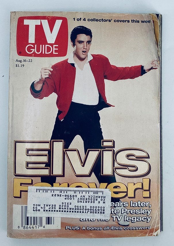 TV Guide Magazine August 16 1997 Elvis Presley Forever NY Metro Ed.