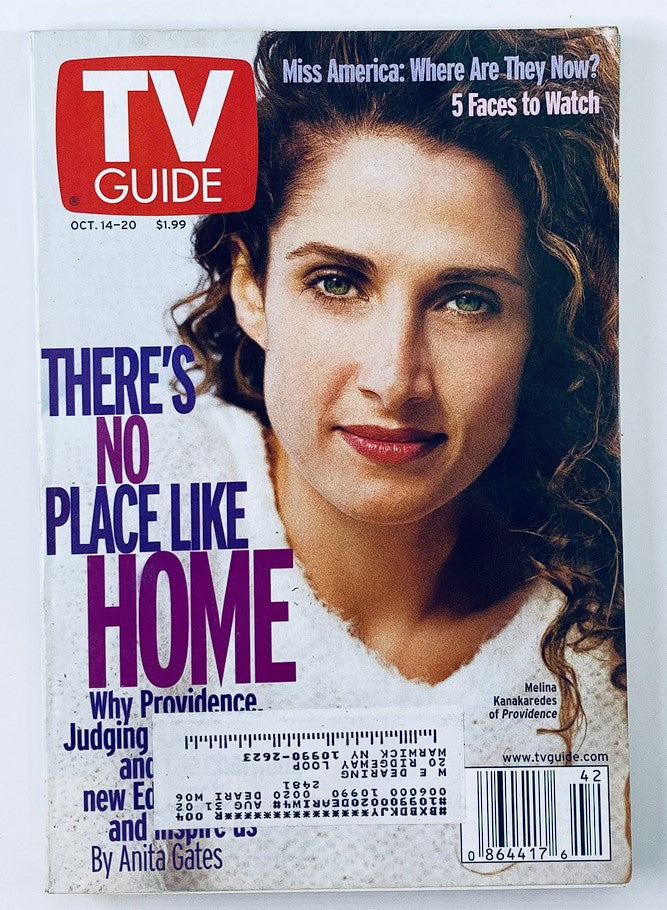 TV Guide Magazine October 14 2000 Melina Kanakaredes NY Metro Ed.