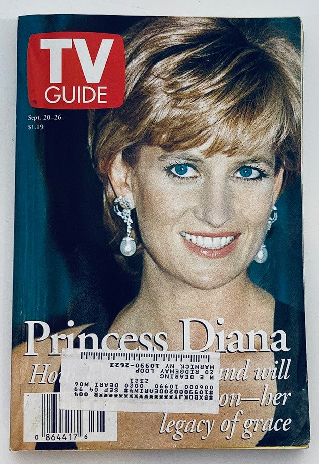 TV Guide Magazine September 20 1997 Princess Diana of Wales NY Metro Ed.