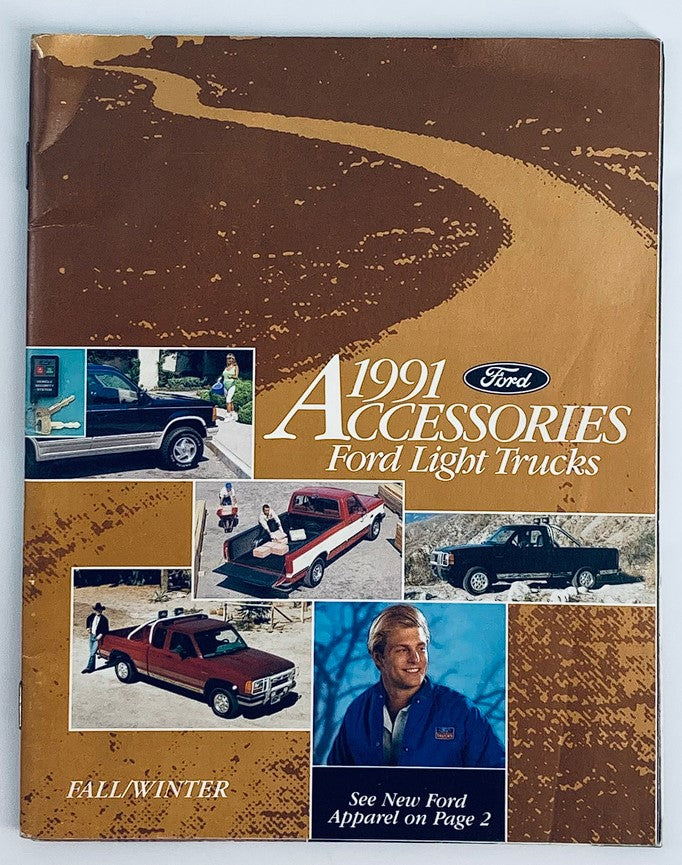 1991 Fall Ford Accessories Light Trucks Showroom Sales Brochure Guide Catalog