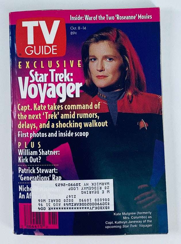 TV Guide Magazine October 8 1994 Kate Mulgrew Star Trek Voyager NY Metro Ed.